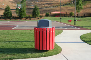 US Playstructures Trash Receptacle image